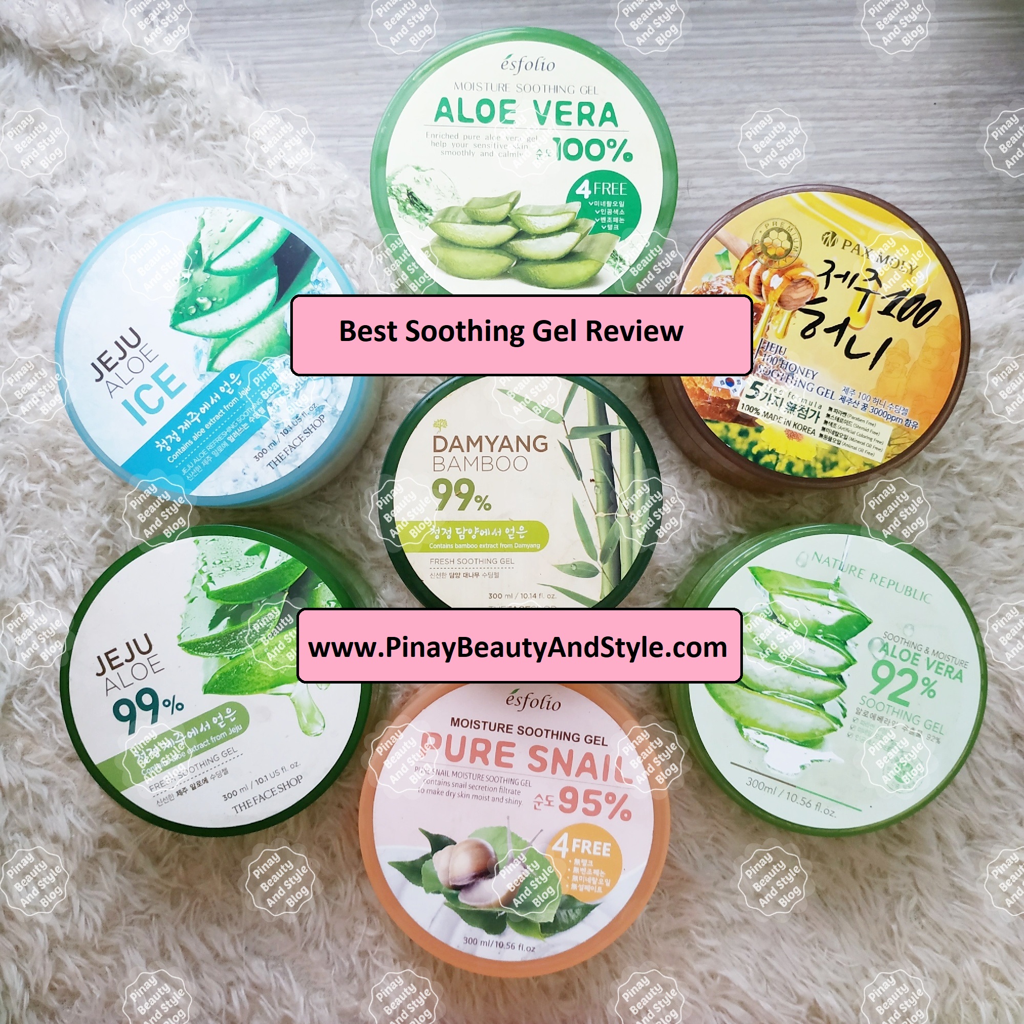 Emulatie Zes vertraging Pinay Beauty and Style: Best Soothing Gel REVIEW Battle! I Compared 7  Soothing Gels to Know Which is The Best! #TheFaceShop #NatureRepublic  #Esfolio #PaxMoly