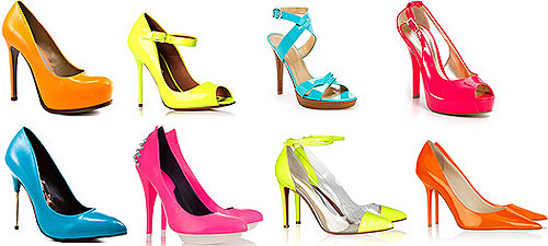OH LA LA!!!: Celeb Fashion Trend: Neon Colored Shoes