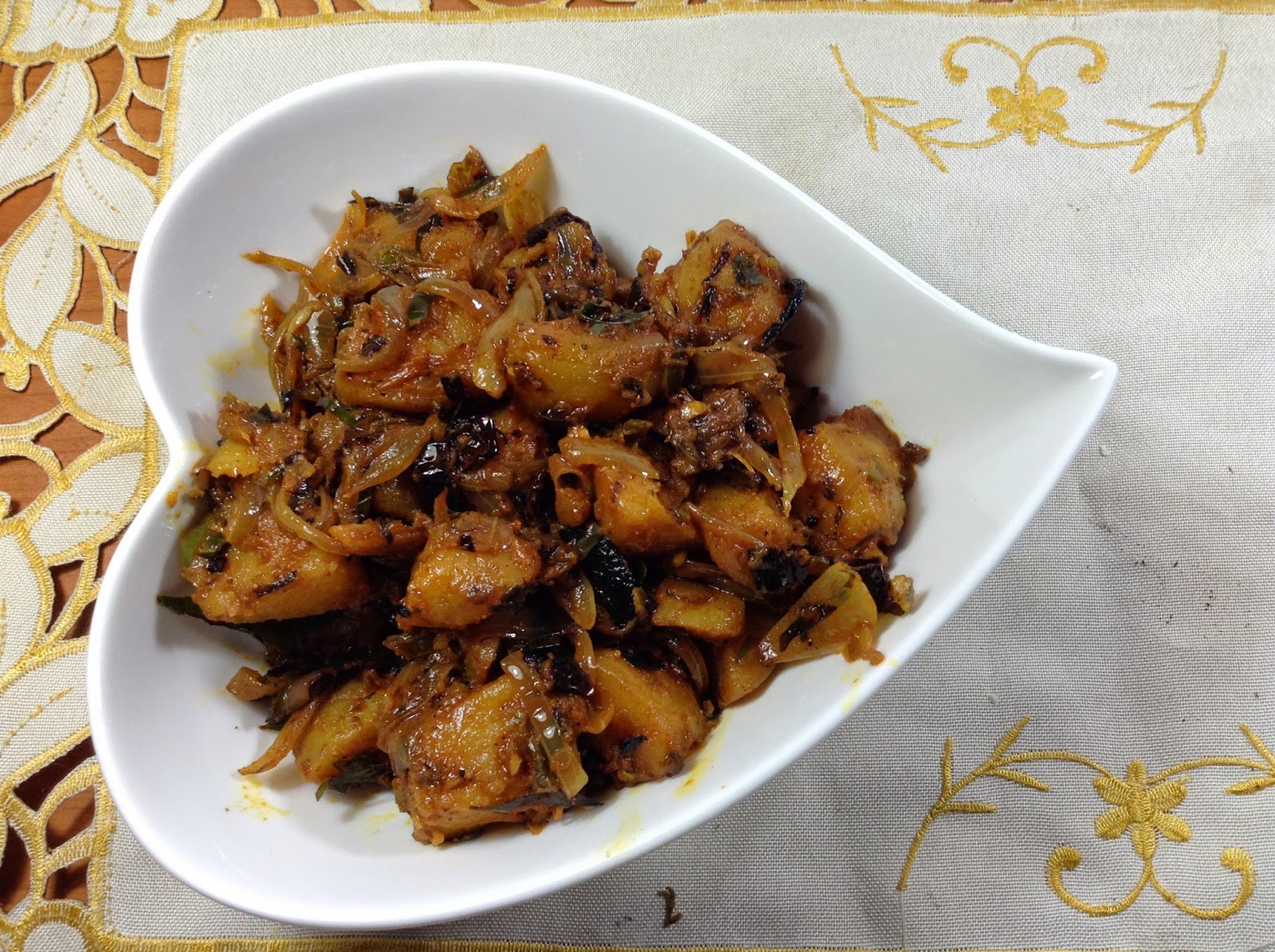 Simply Cooking and Health Boiled potato stirfried