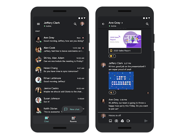 Google Chat Now Also Gets A Dark Mode