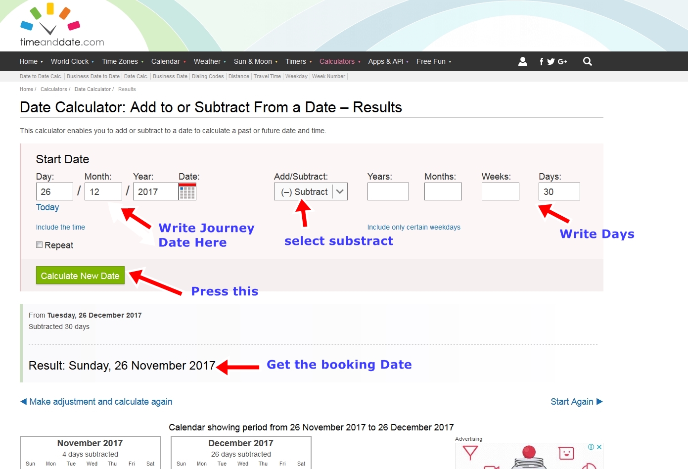 Calculate IRCTC ticket booking date before 30 days sites You May
