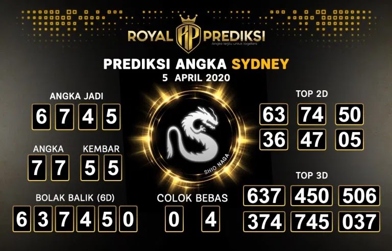 Syair Sidney Hari Ini Minggu 05042020 Prediksi HK