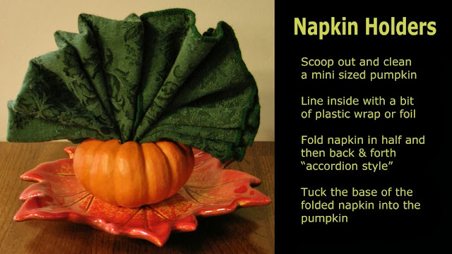 Make a dozen fun items using pumpkins...Annie Lang will show you how!