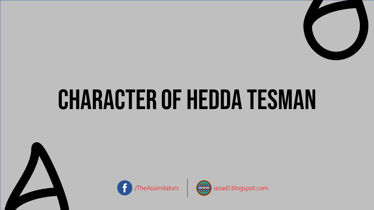 Character Sketch of Hedda Tesman