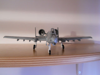 maqueta a escala 1/72 del avión antitanque A-10 Thunderbolt II