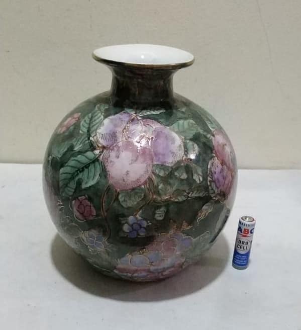 ORIENTAL Vas  Bunga  Keramik  Bulat