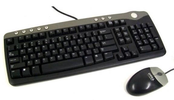 Branded Computer Keyboard Mouse: Dell Keybourd Price 350 mouse Rs 200