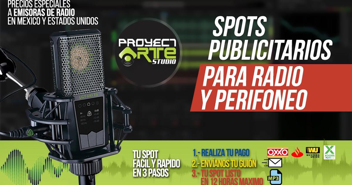 Proyectartestudio Spots Comerciales Spots para Radio Spots para