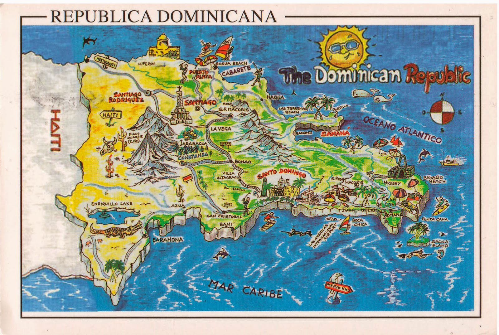 One postcard, One world Postcard from Dominican Republic