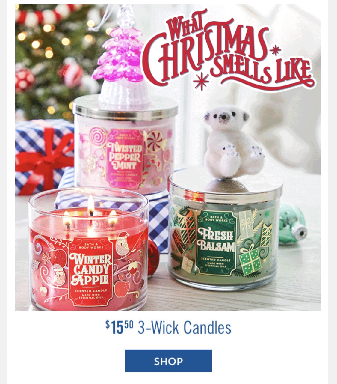 Life Inside the Page Bath & Body Works Today's Email December 20, 2019