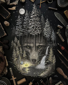 01-The-wolf-in-the-woods-Nicholas-Baker-www-designstack-co