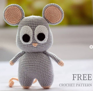 PATRON GRATIS RATON AMIGURUMI 46045