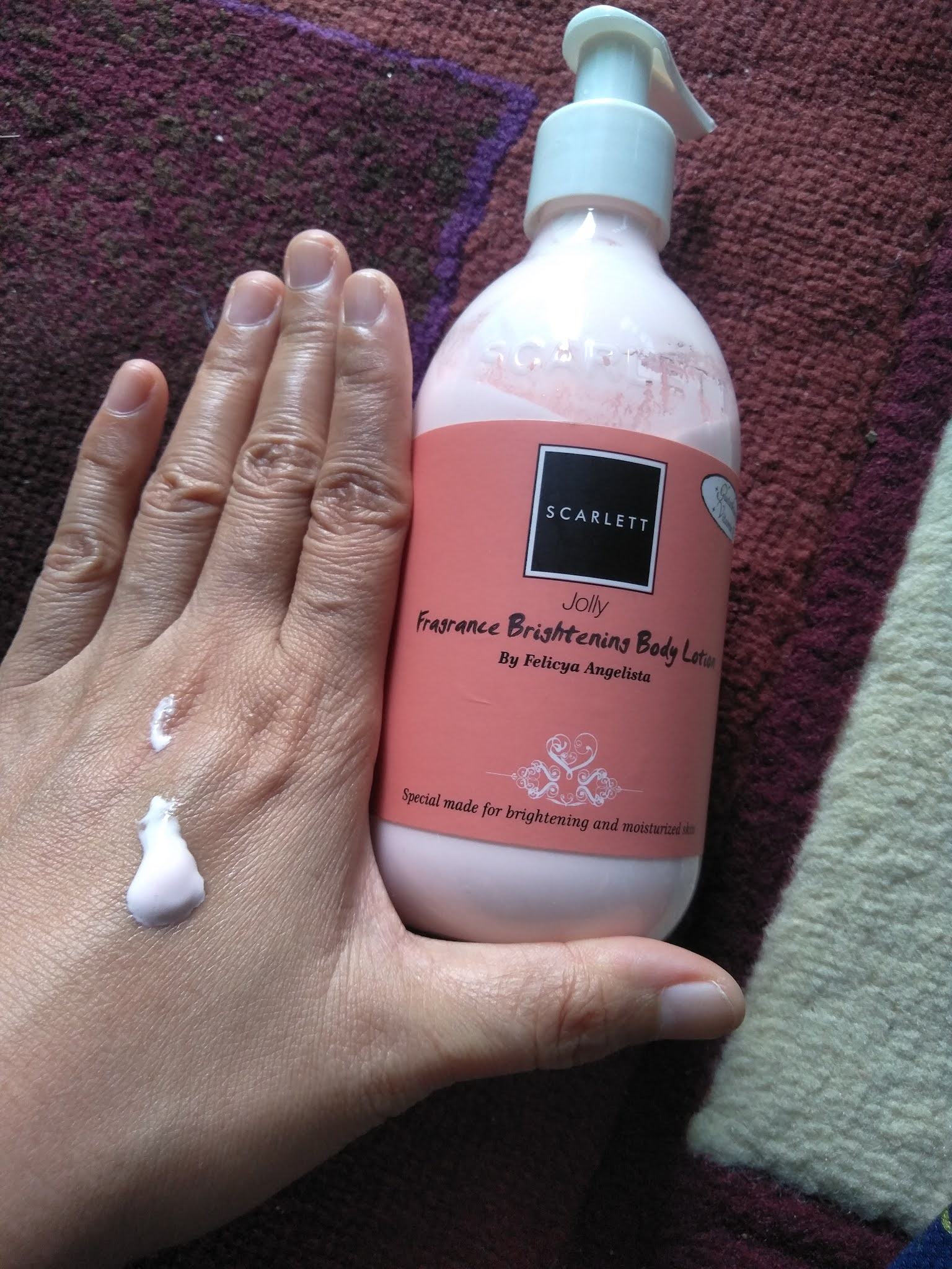 Wangi Mewah Body Lotion Scarlett Varian Jolly Elva Nasira