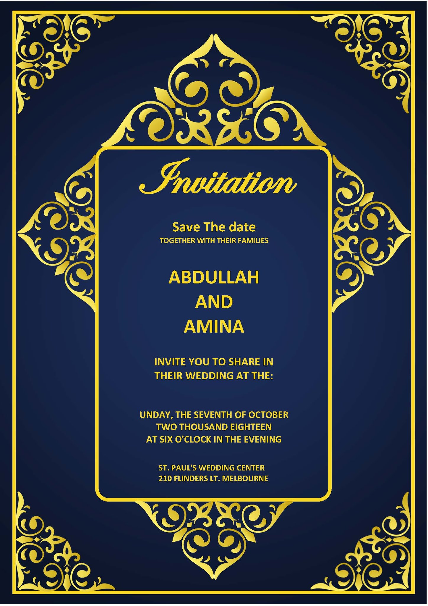 how-design-exclusive-wedding-invitation-card-using-microsoft-word-the