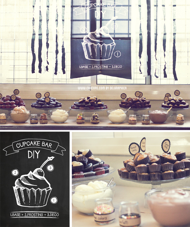 diy cupcake bar