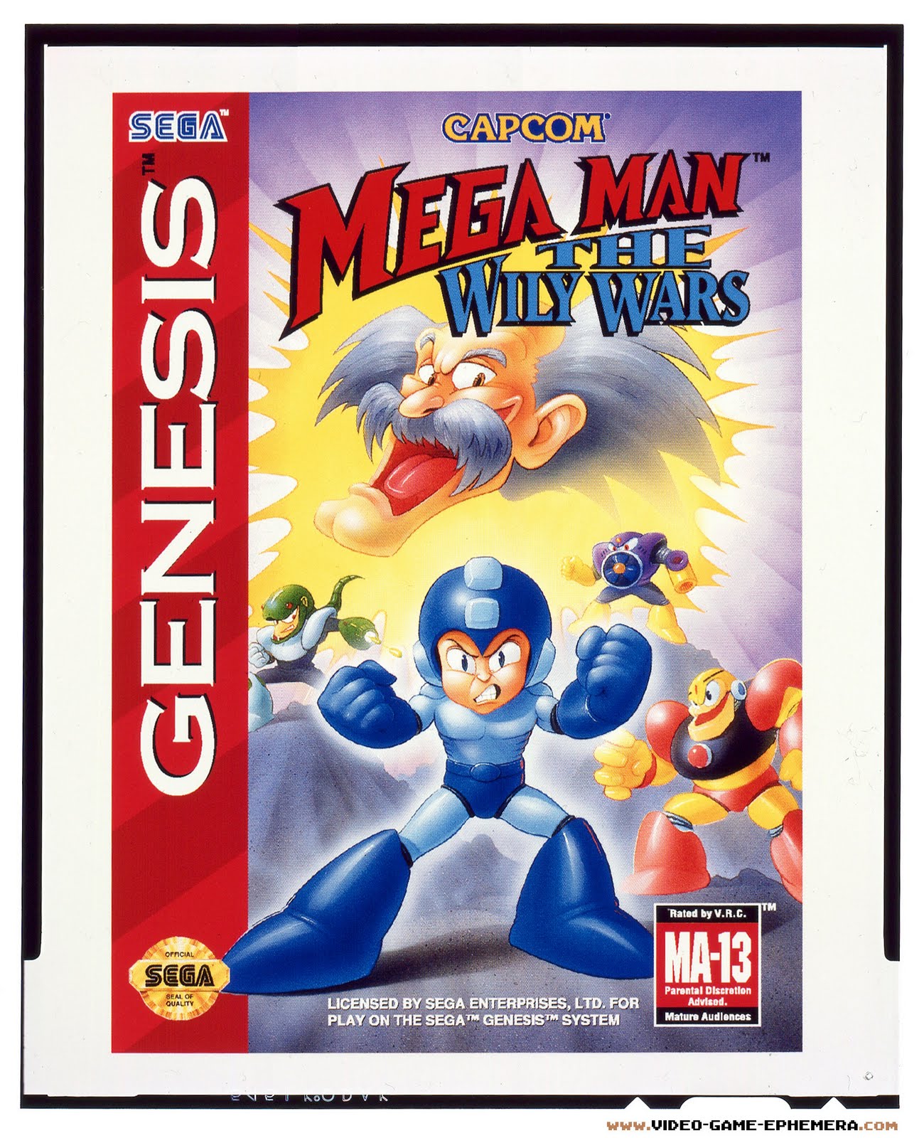 Rockman Corner Unused Wily Wars Box Art Could Be Yours