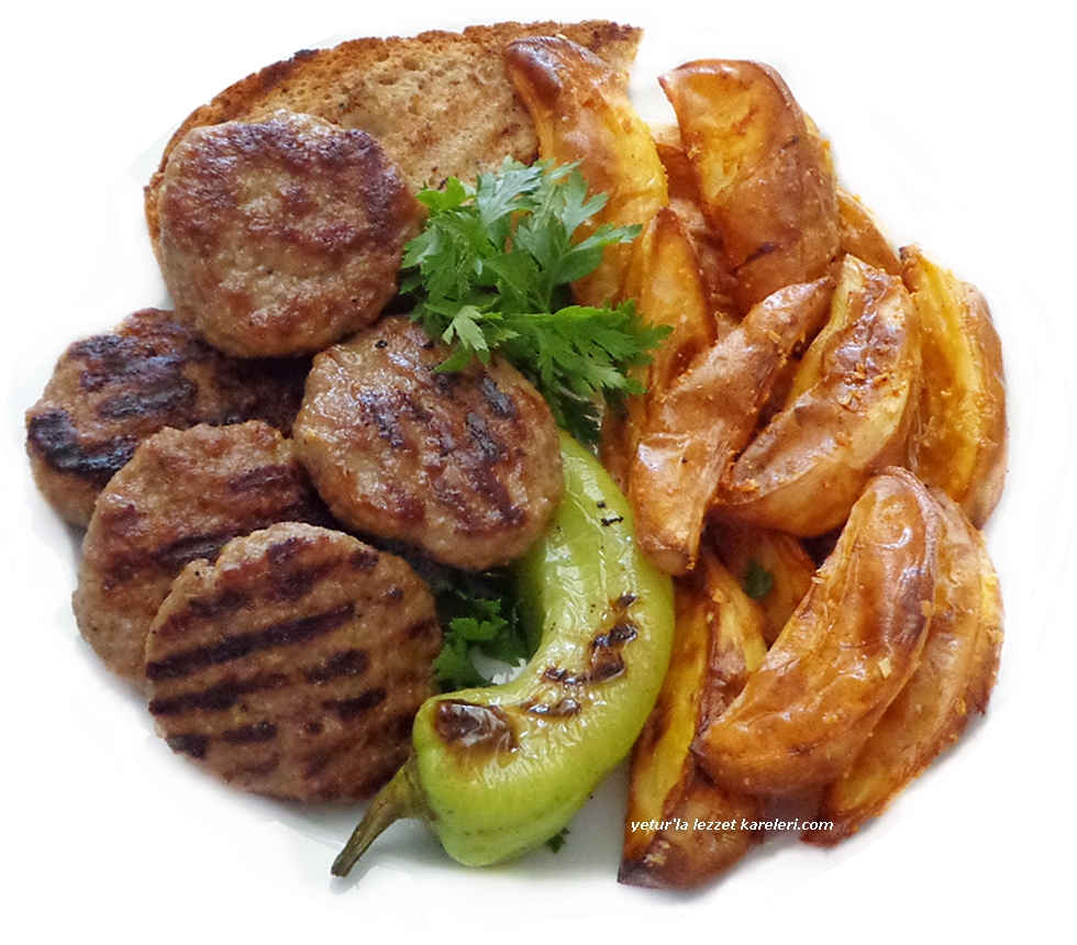 yetur�la lezzet ızgara köfte fırında baharatlı elma