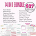 Planner Printable Bundle! Everything You Need To Stay Organized