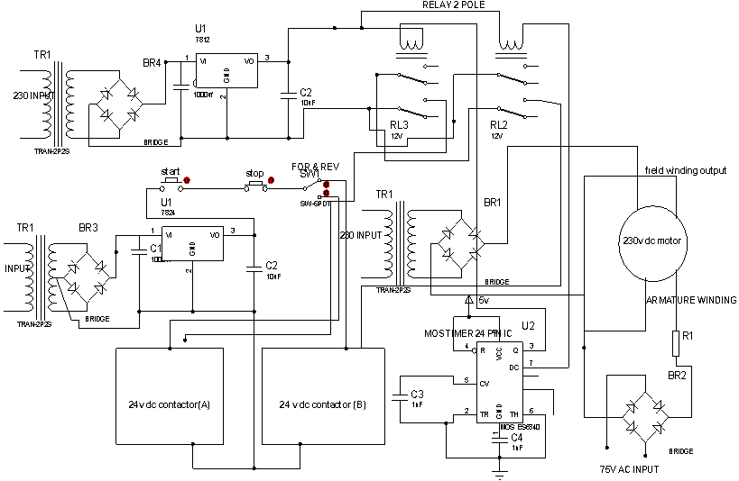ELECTRICAL AND ELECTRONICS THOUGHTS AND TIPS: FOUR QUADRANT DC MOTOR
