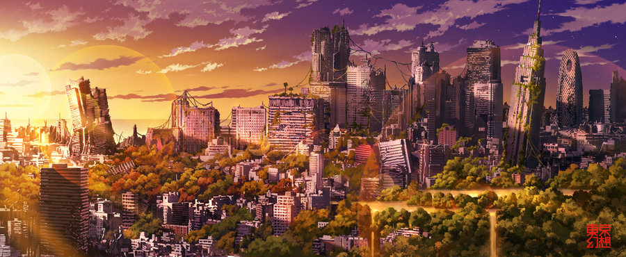 SHINJUKU_SKYSCRAPER_GENSO_by_tokyogenso.