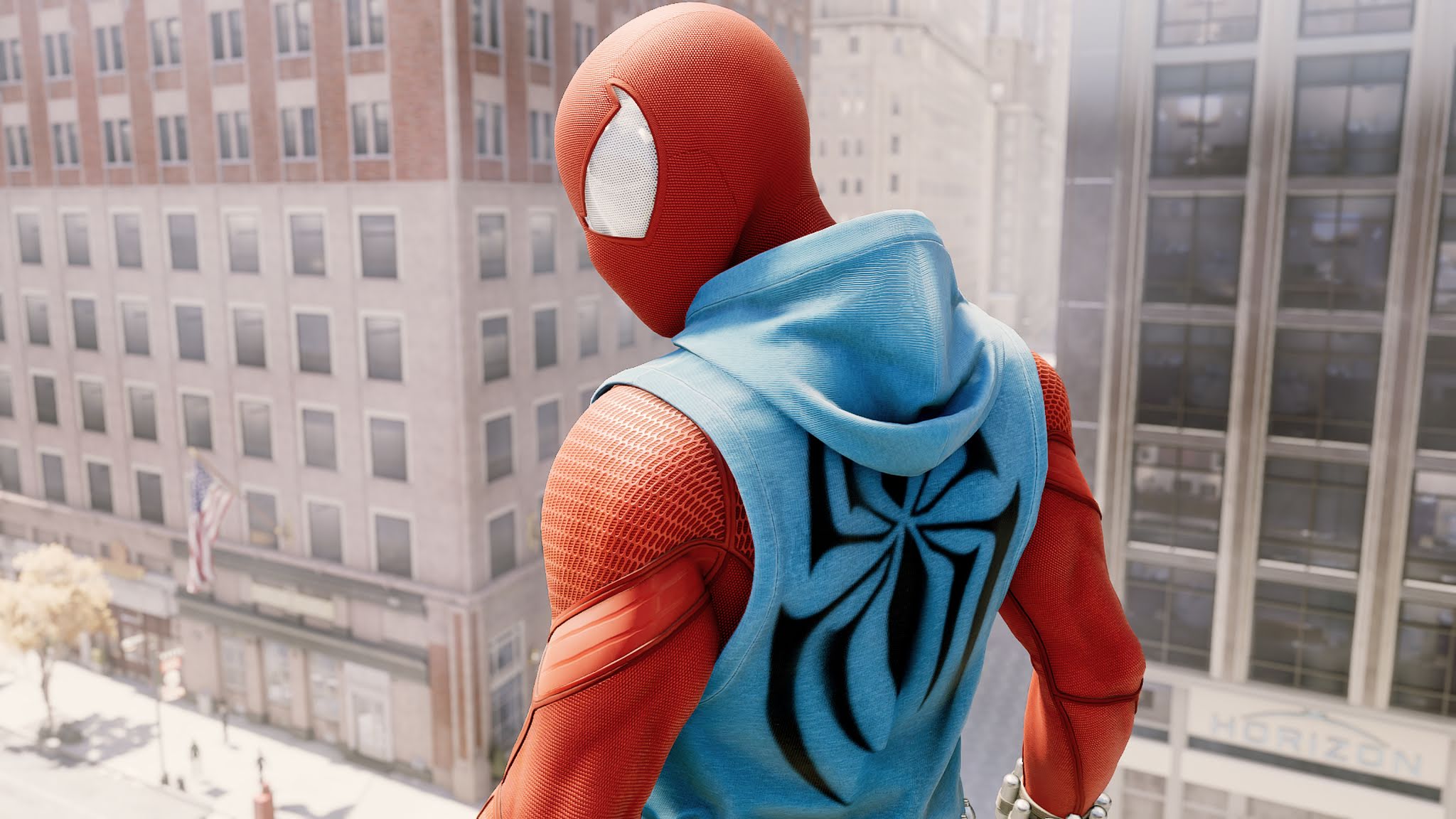 Scarlet Spiderman iPhone Wallpaper