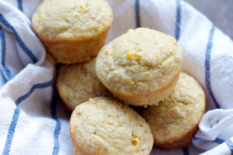 A Less Processed Life What's Baking Buttermilk Cornbread Muffins