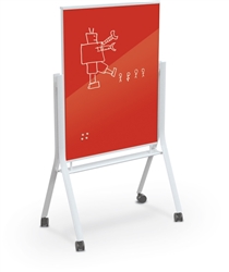 Red Dry Erase Board