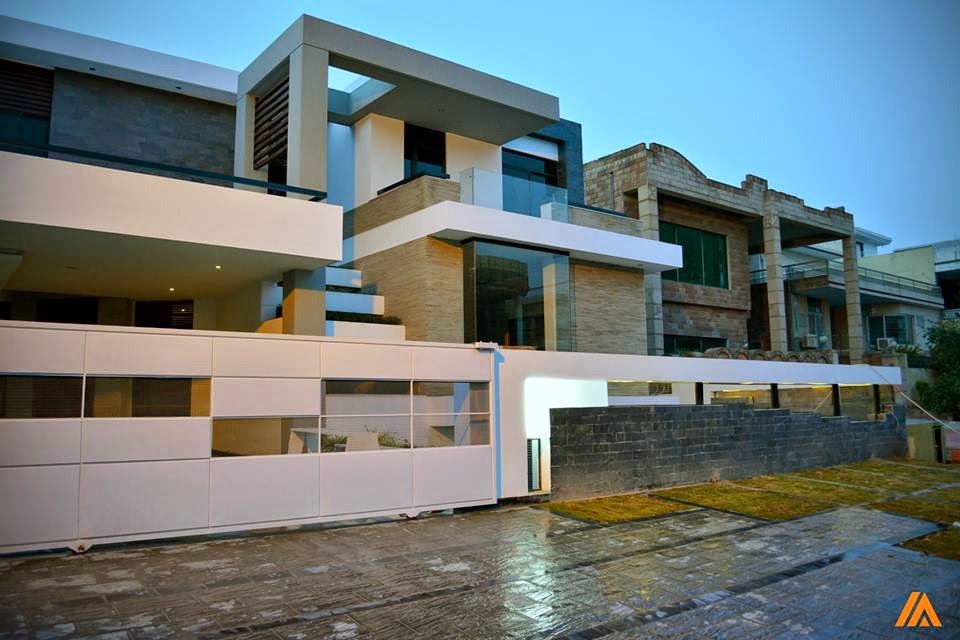Modern Contemporary 1  Kanal  House  Plan  with Basement  2019 