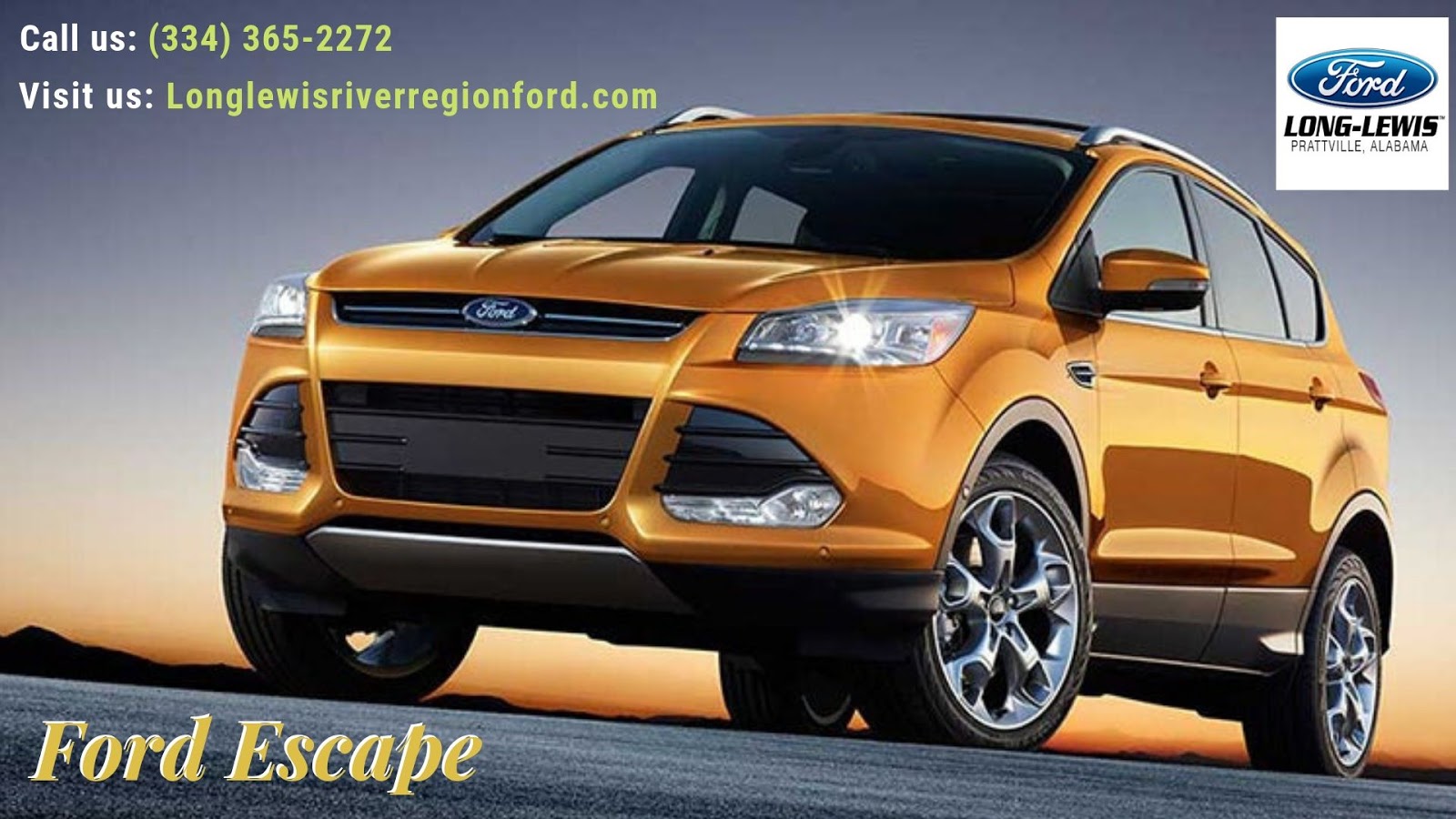 Start Your Travel With Our Ford Escape ~ Welcome to LONG-LEWIS™ est. 1911!