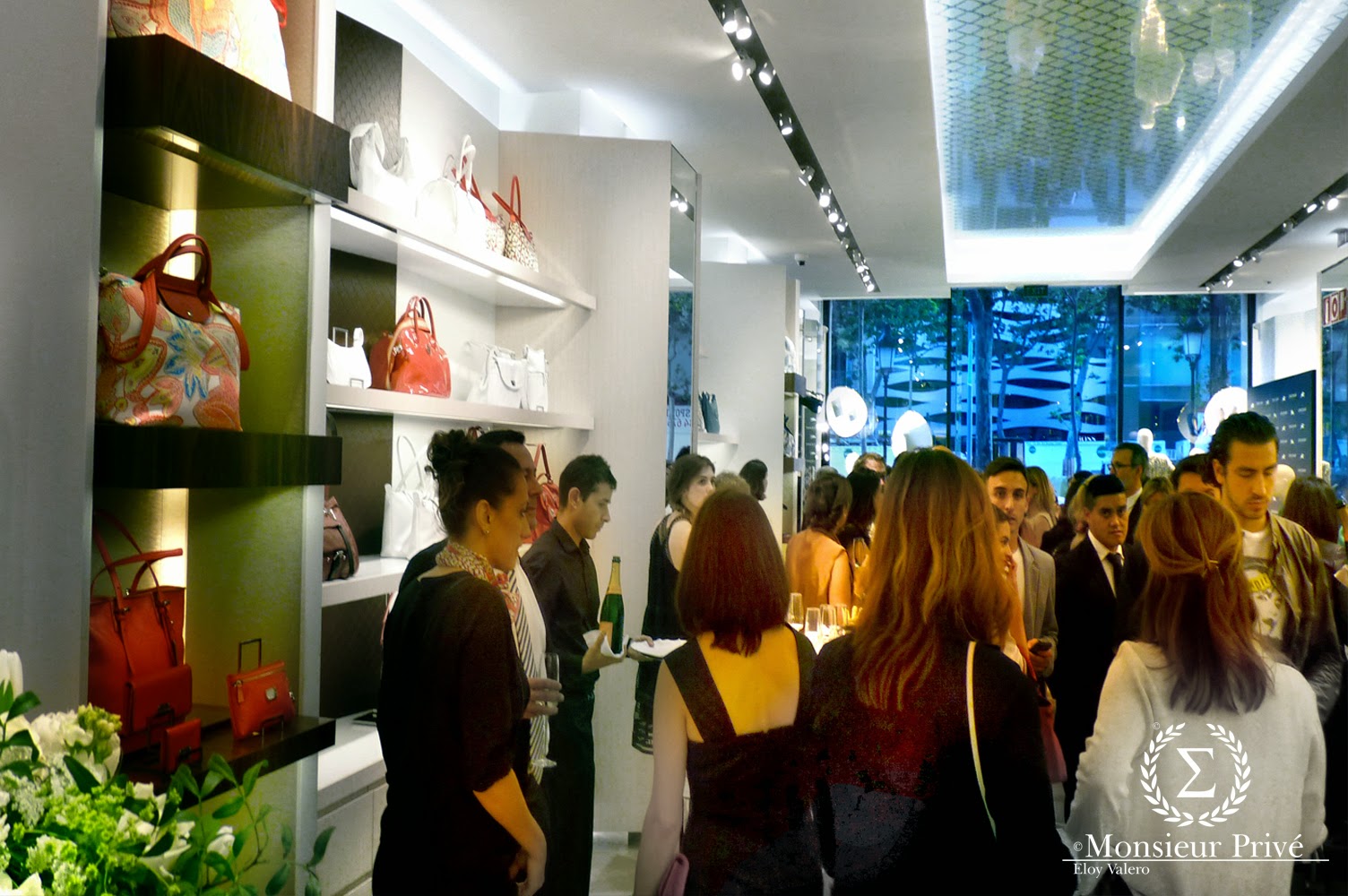 ... inauguraciÃ³n del flagship store de la firma Longchamp en Barcelona