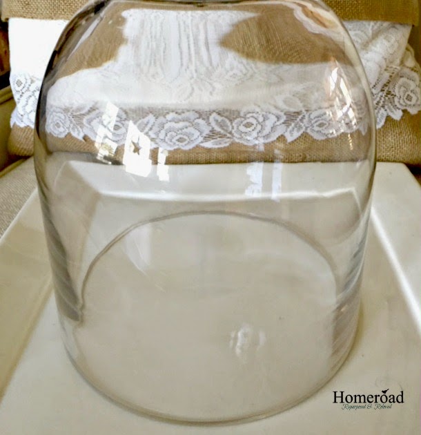 Repurposed Glass Vase Cloche