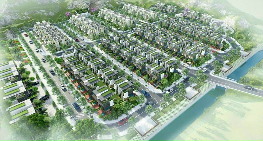 Hoà Bình Green Valley phối cảnh tổng thể