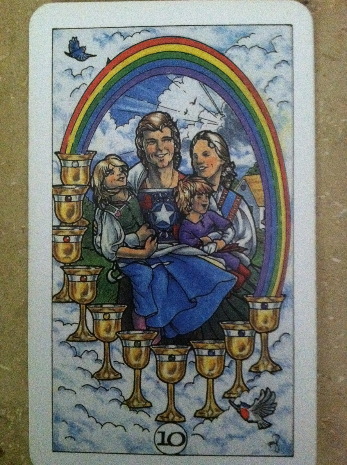 Turtlephoenix Tarot, Dreams, and Astrology 10 of Cups