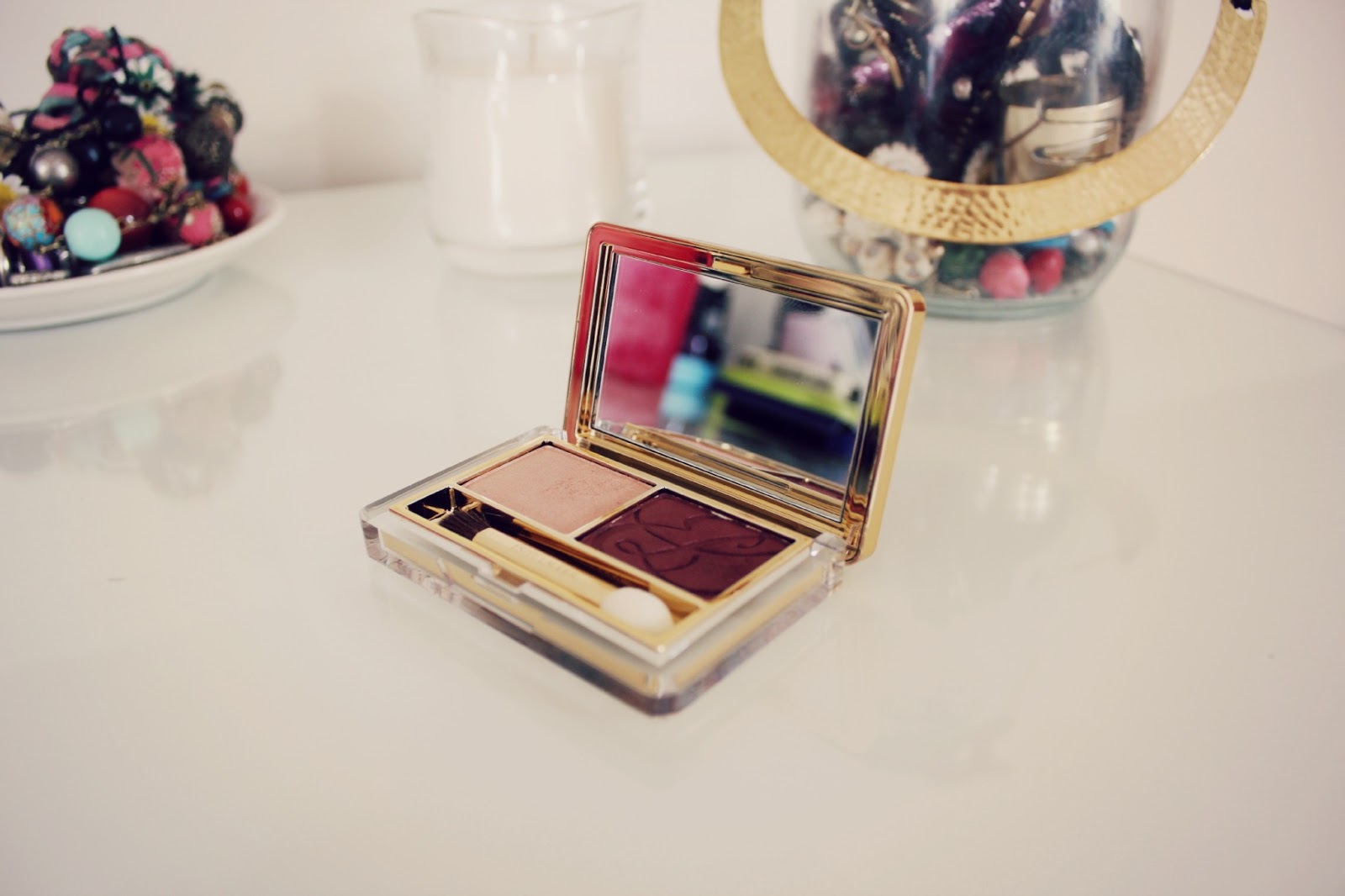 Estee Lauder Raisins Eyeshadow Duo Live Laugh Lipstick