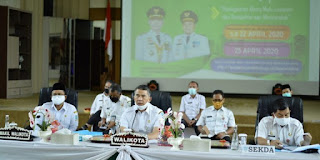Fasha Pimpin Musrenbang RKPD Kota Jambi Melalui Video Teleconference