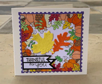 Thankful for you by Sherri features Fall Fringe and Autumn Leaves by Newton's Nook Designs; #newtonsnook