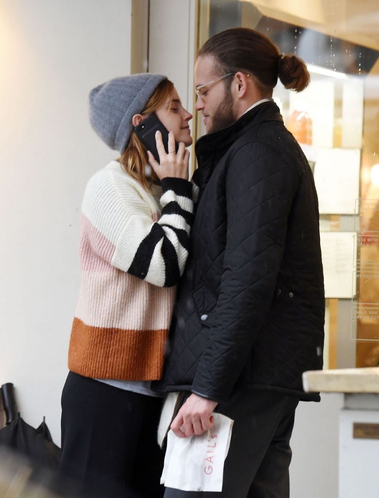 Emma Watson Kissing Her Boyfriend Leo Robinton 04/24/2020