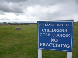 The 'Golf Town' of Gullane had a Childrens Golf Course - a miniature version of the larger Golf courses