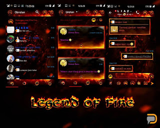 BBM Mod Droid Chat! Based v11.0.18 Legend of Fire Apk Terbaru 2016