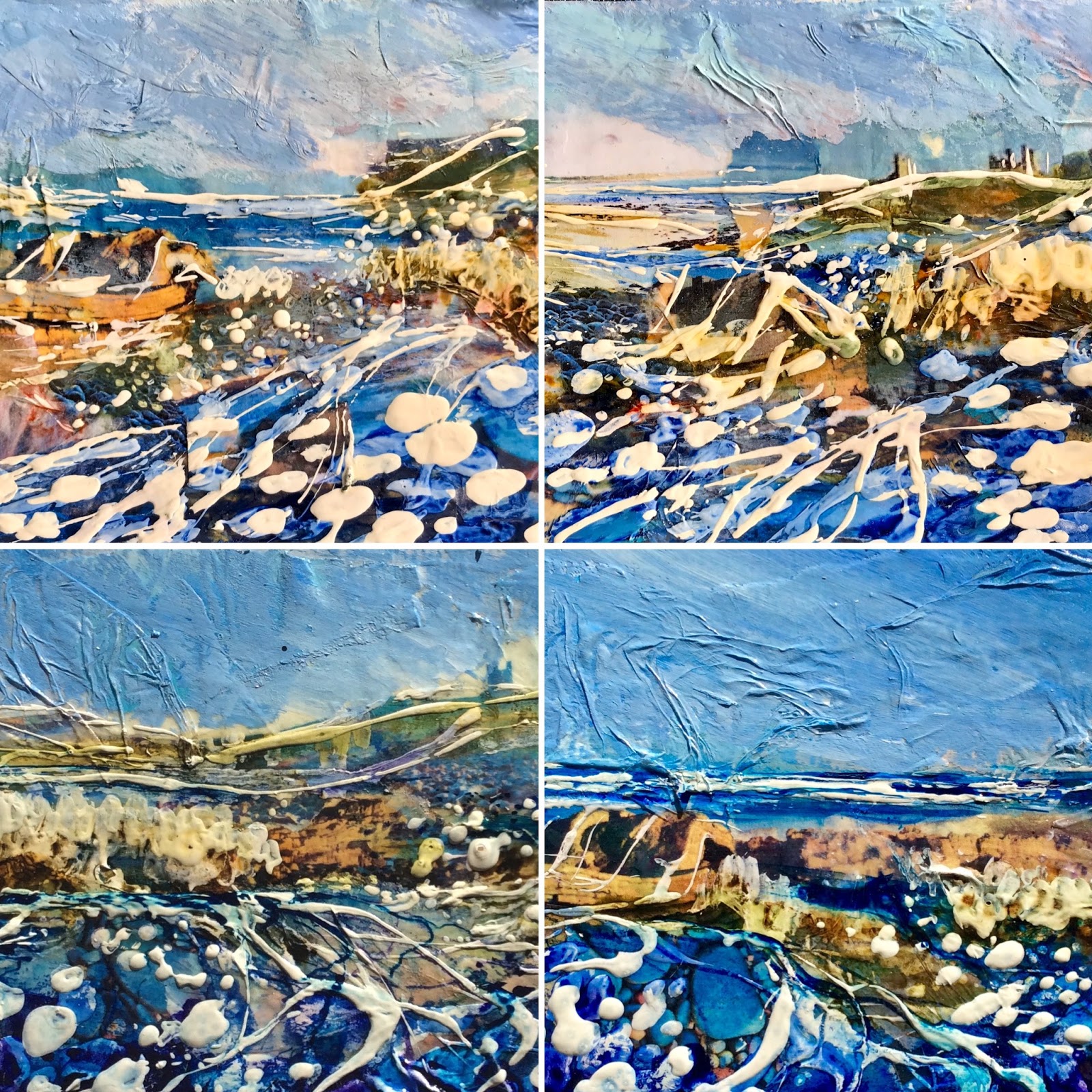 Suzanne Williams Art Watercolour Seascapes / Mixed media Seascapes