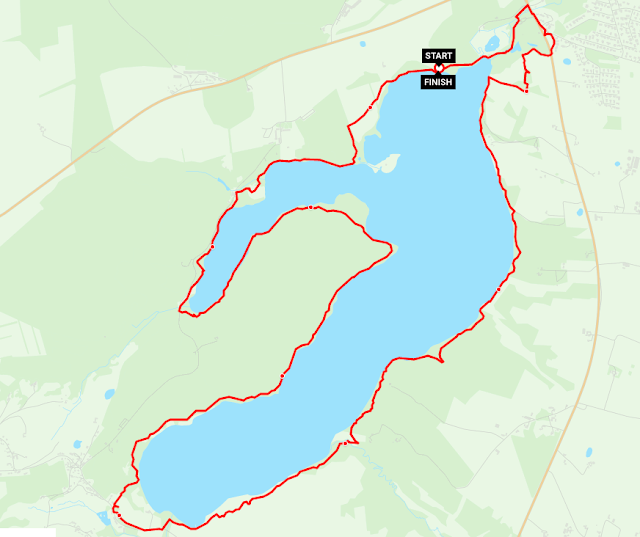 Rundt om Hald Sø ved Viborg 16,5 km