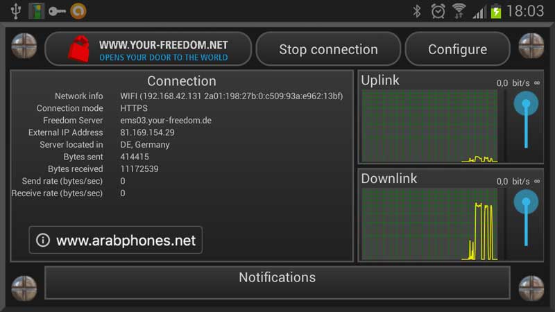تهكير تطبيق Your FreeDom للحصول على حساب غير محدود