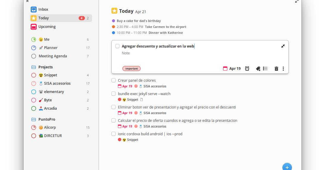 Planner A unique Task Manager for Linux