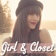girl and closet button