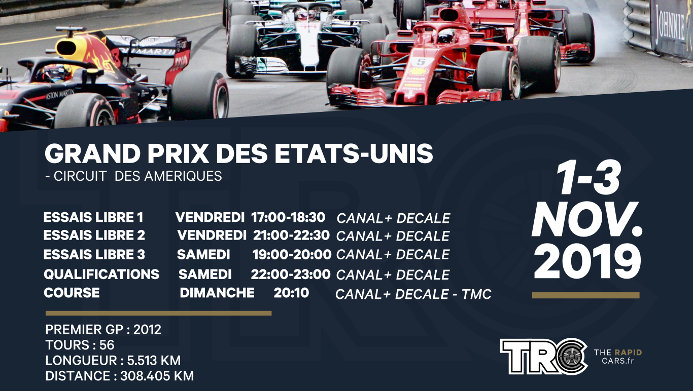 Formule 1 le programme télé du