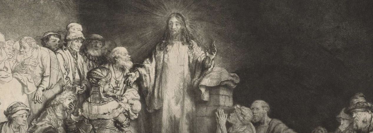 IDLE SPECULATIONS: The Hundred Guilder Print: Christ Healing the Sick