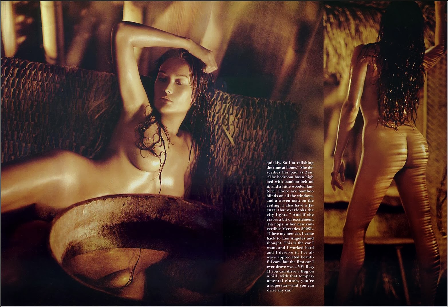 Tia carrere - revista playboy USA - julho de 2003.