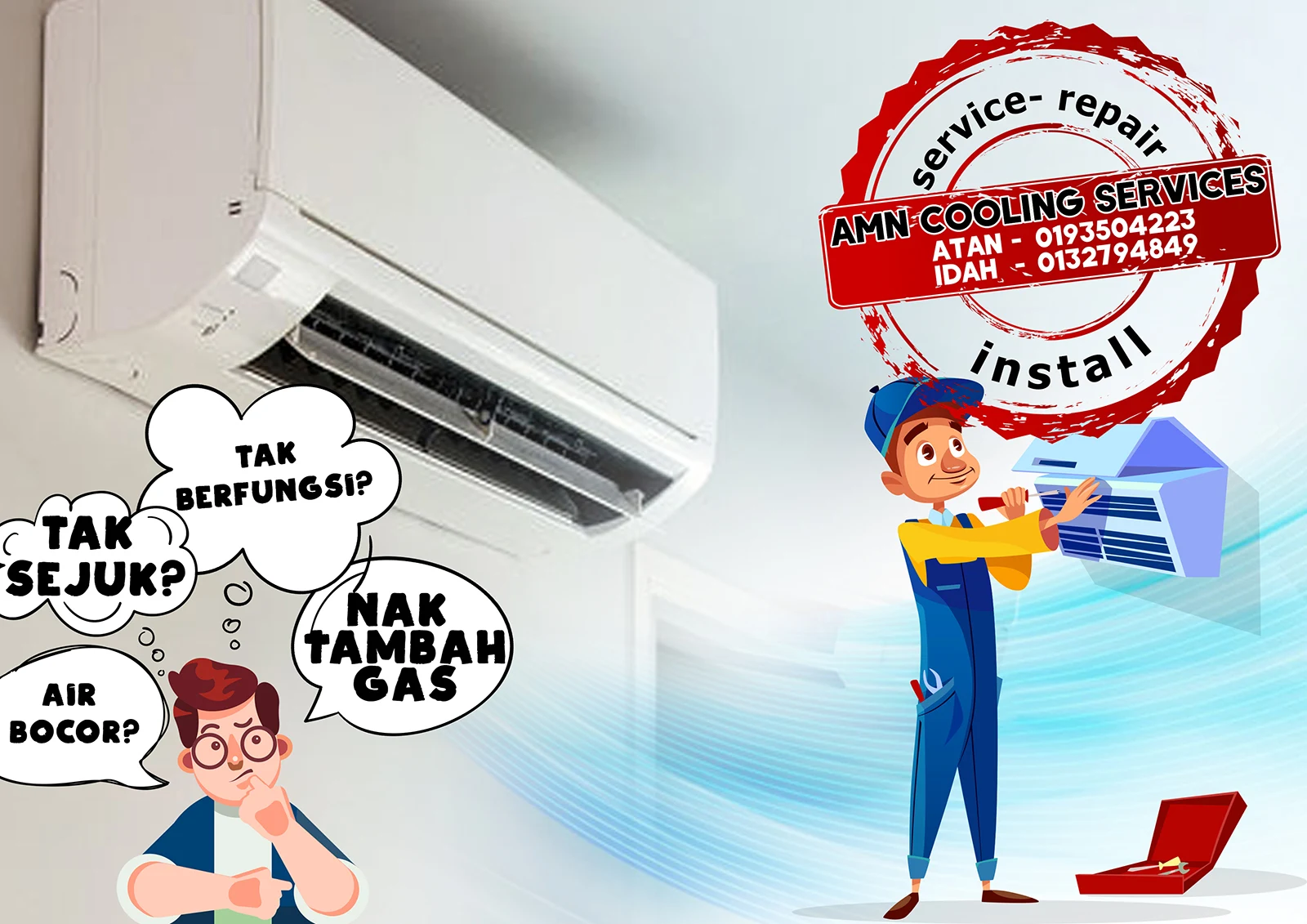 Service AirCond Murah Segamat