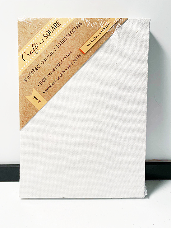 Dollar Store Stretched Canvas Valentine Art