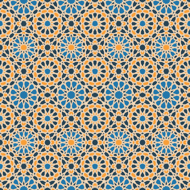 فيكتور زخارف اسلامية ملونة